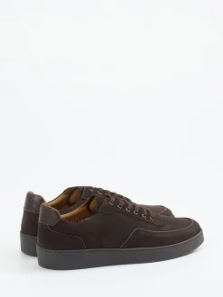 Konstantin Starke – Sneaker aus Veloursleder Dunkelbraun