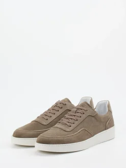 Konstantin Starke – Sneaker aus Veloursleder Taupe