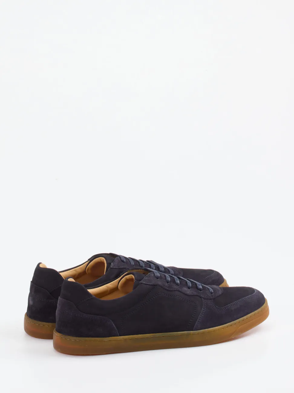 Konstantin Starke – Sneaker aus Veloursleder Dunkelblau
