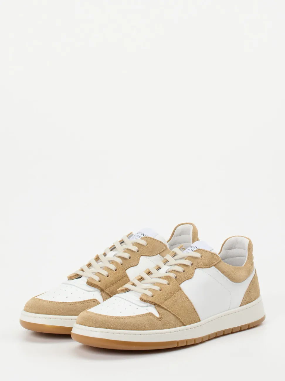 Konstantin Starke – Sneaker aus Kalbleder in Beige