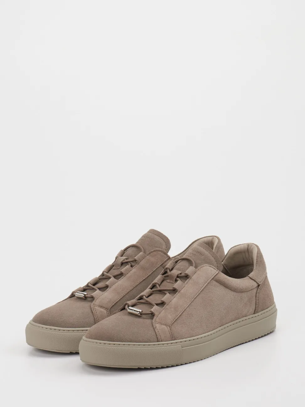 Konstantin Starke – Sneaker aus Veloursleder Taupe