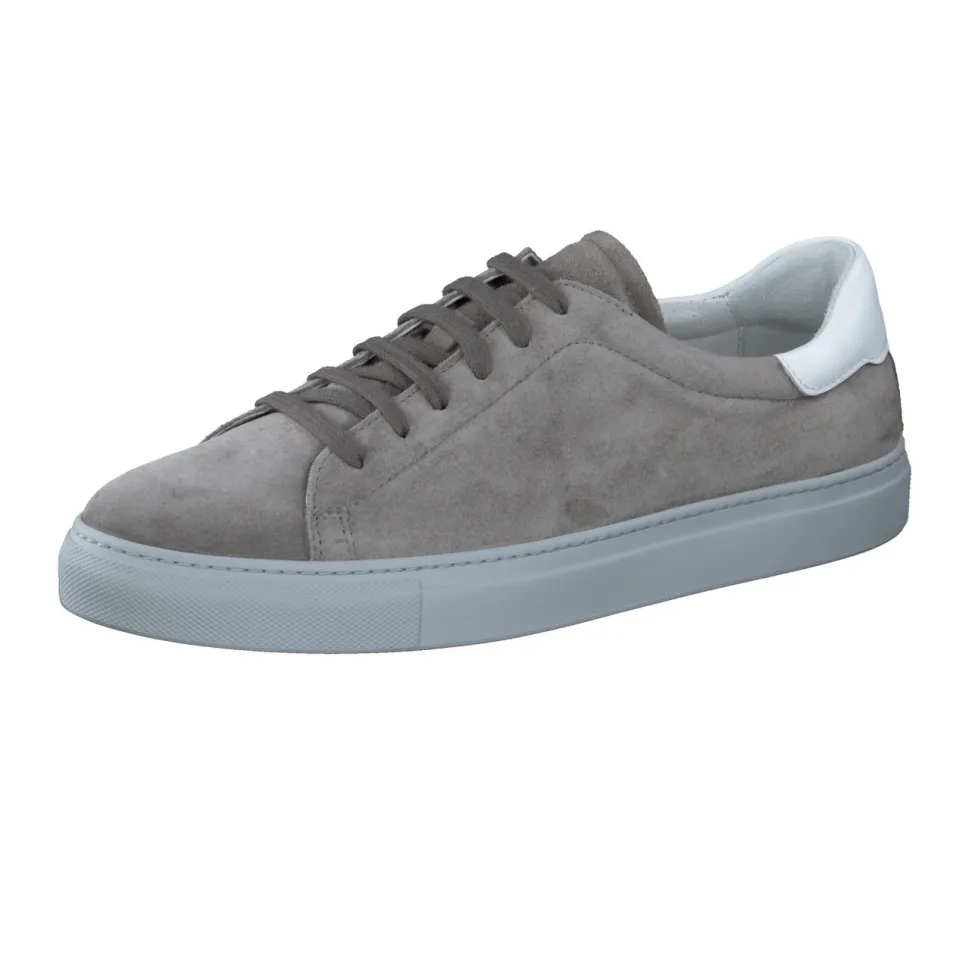 Konstantin Starke – Sneaker aus Veloursleder taupegrau