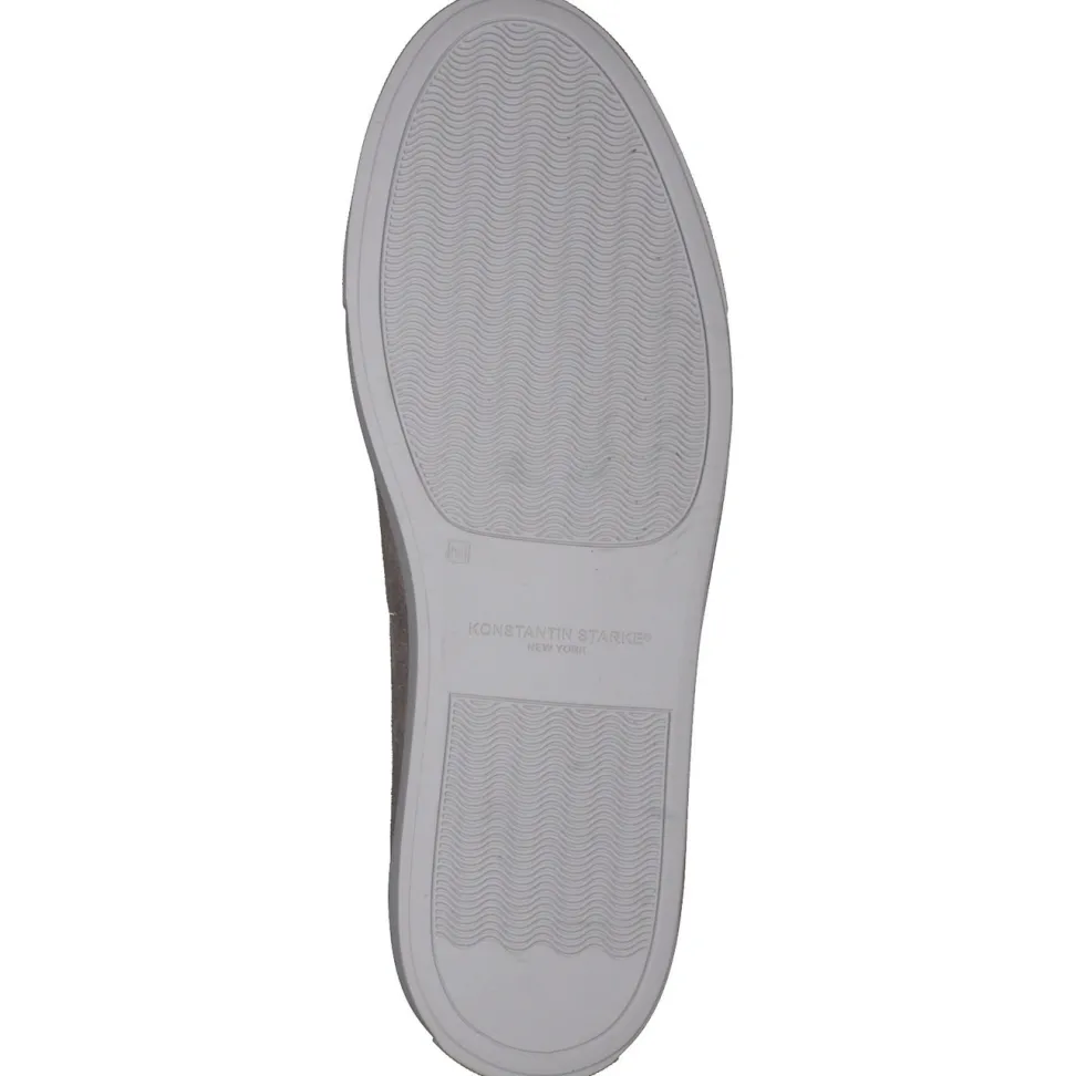 Konstantin Starke – Sneaker aus Veloursleder taupegrau