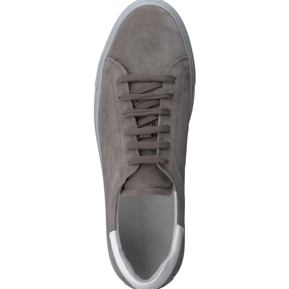 Konstantin Starke – Sneaker aus Veloursleder taupegrau