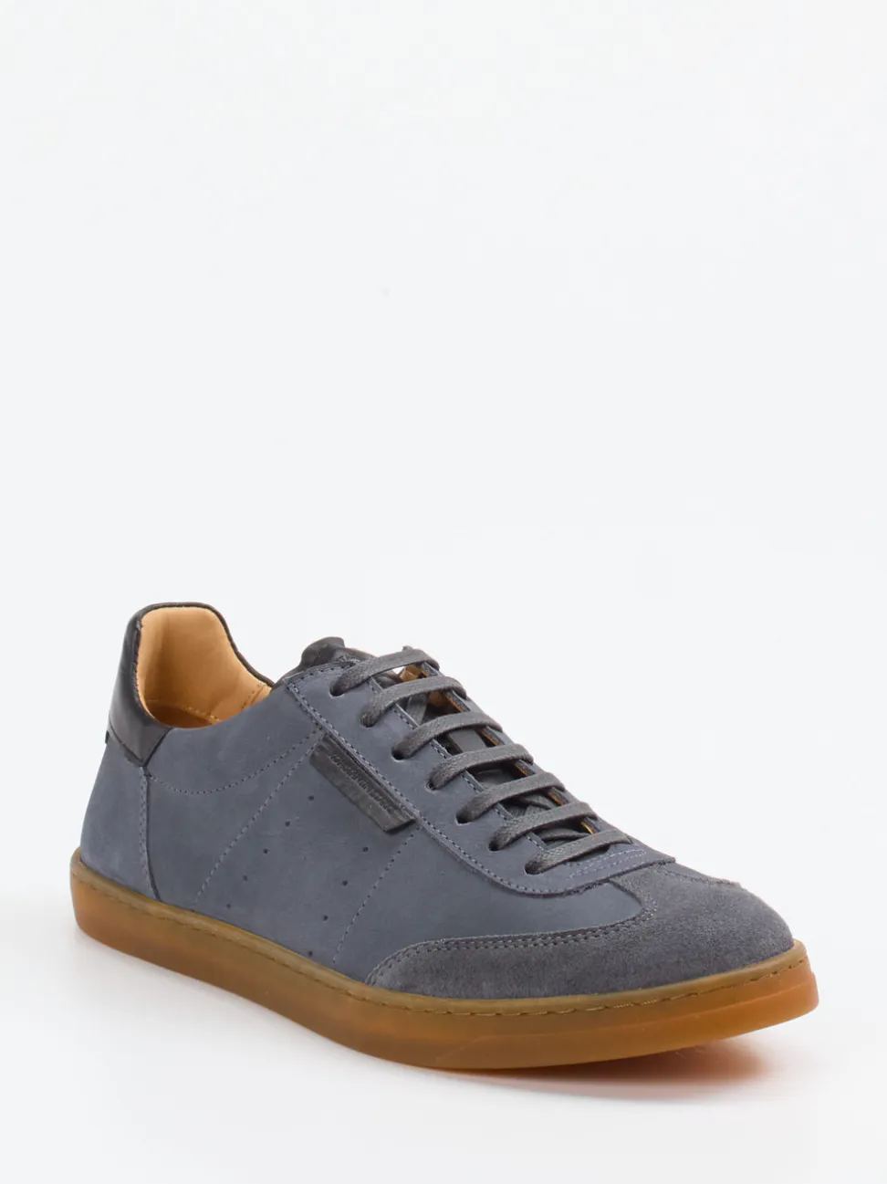 Konstantin Starke – Sneaker aus Veloursleder schiefergrau