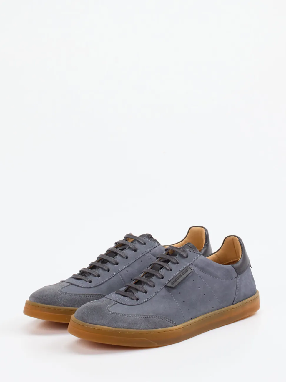 Konstantin Starke – Sneaker aus Veloursleder schiefergrau