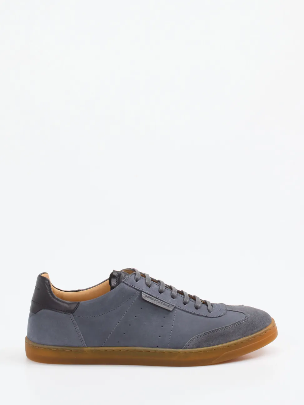 Konstantin Starke – Sneaker aus Veloursleder schiefergrau
