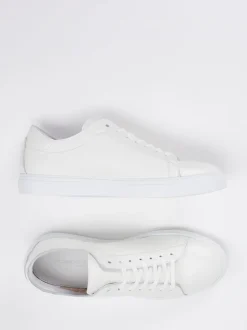 Konstantin Starke – Sneaker aus Kalbleder Off-White