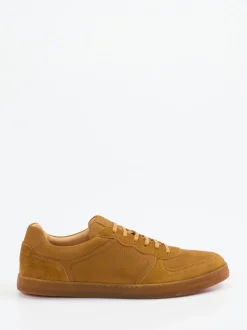 Konstantin Starke – Sneaker aus Veloursleder ockerbraun