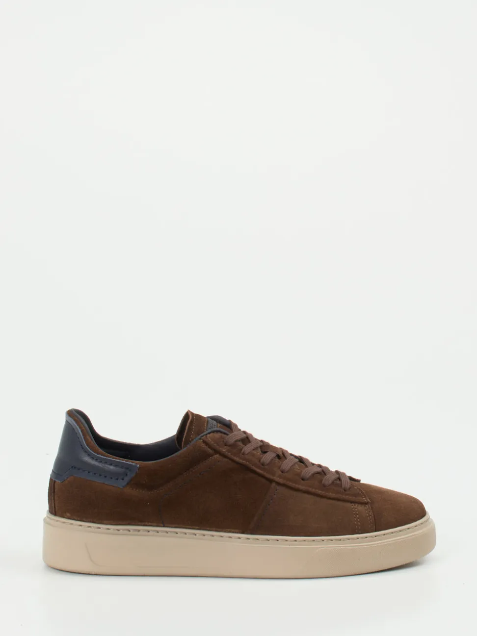 Konstantin Starke – Sneaker aus Veloursleder Braun