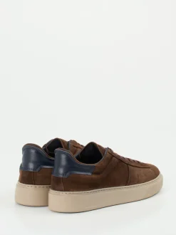 Konstantin Starke – Sneaker aus Veloursleder Braun