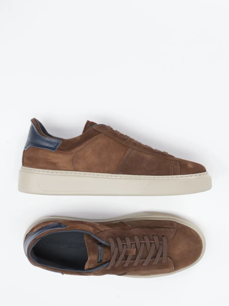 Konstantin Starke – Sneaker aus Veloursleder Braun