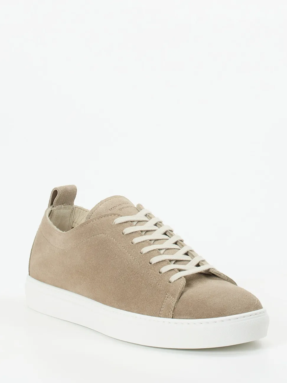 Konstantin Starke – Sneaker aus Veloursleder sandbeige