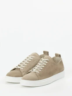 Konstantin Starke – Sneaker aus Veloursleder sandbeige