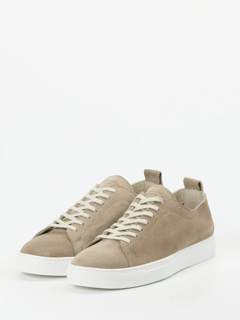 Konstantin Starke – Sneaker aus Veloursleder sandbeige