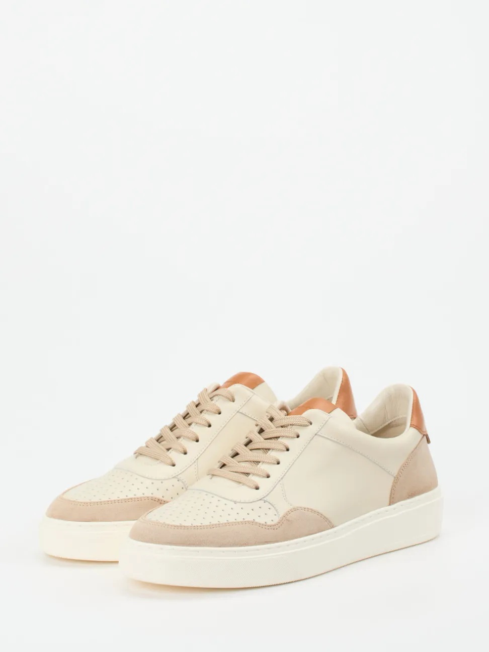 Konstantin Starke – Sneaker aus Lammleder in Beige