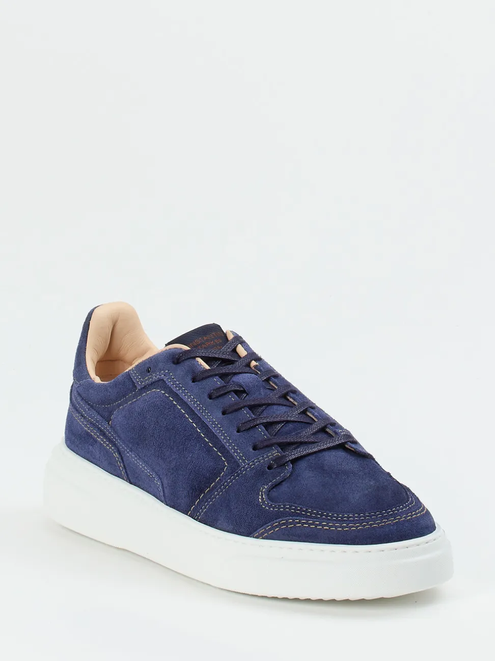 Konstantin Starke – Sneaker aus Veloursleder Dunkelblau