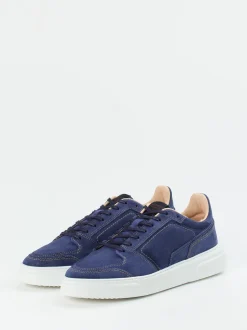 Konstantin Starke – Sneaker aus Veloursleder Dunkelblau