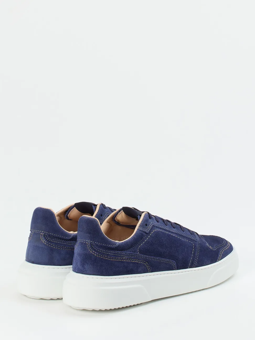 Konstantin Starke – Sneaker aus Veloursleder Dunkelblau