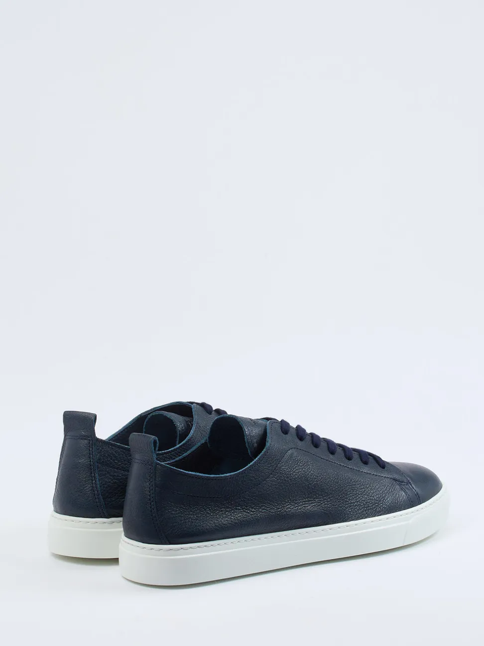 Konstantin Starke – Sneaker aus Cordovanleder Dunkelblau
