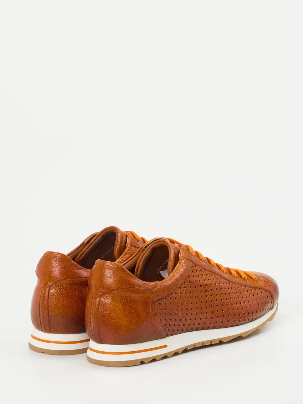 Konstantin Starke – Sneaker aus geprägtem Leder Braun