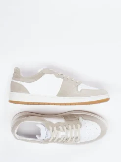 Konstantin Starke – Sneaker aus Kalbleder weiß