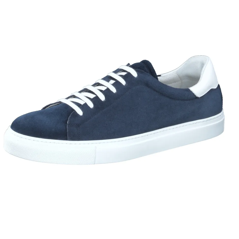 Konstantin Starke – Sneaker aus Veloursleder Dunkelblau