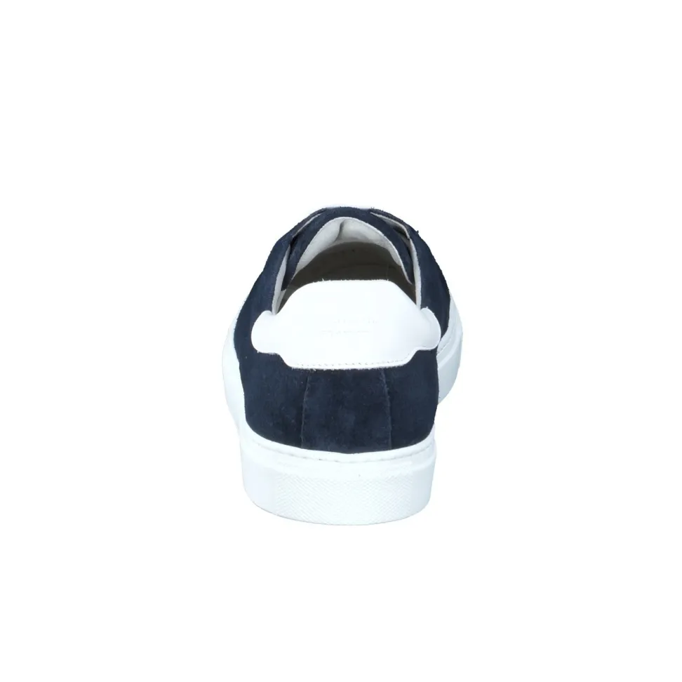 Konstantin Starke – Sneaker aus Veloursleder Dunkelblau