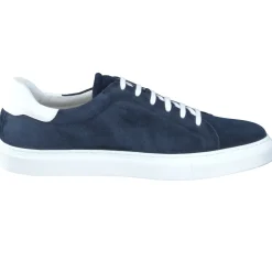 Konstantin Starke – Sneaker aus Veloursleder Dunkelblau