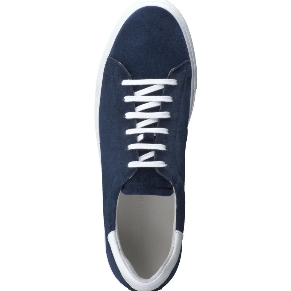 Konstantin Starke – Sneaker aus Veloursleder Dunkelblau