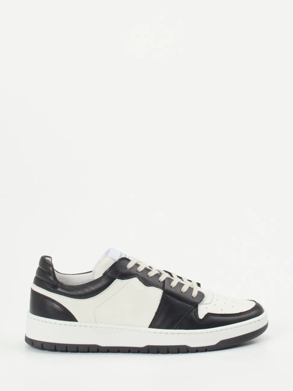 Konstantin Starke – Sneaker aus Kalbleder Offwhite-Schwarz