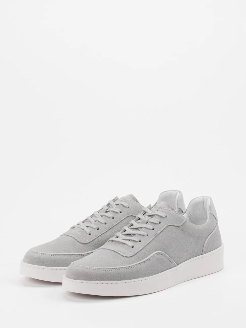 Konstantin Starke – Sneaker aus Veloursleder Grau