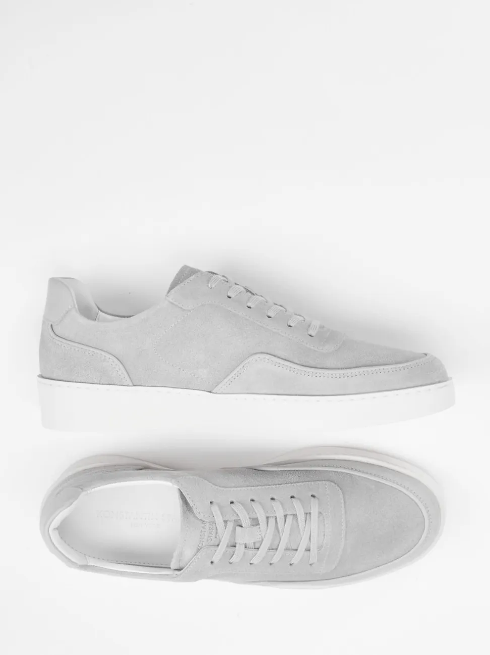 Konstantin Starke – Sneaker aus Veloursleder Grau
