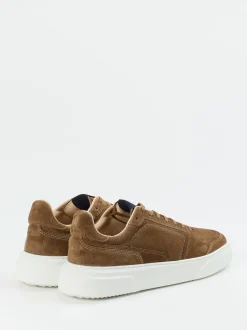 Konstantin Starke – Sneaker aus Veloursleder braun