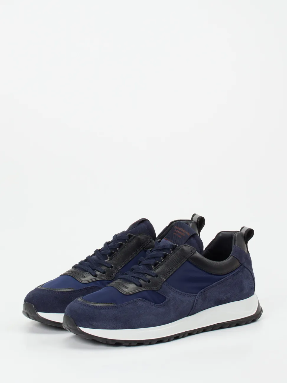 Konstantin Starke – Sneaker aus Veloursleder Dunkelblau