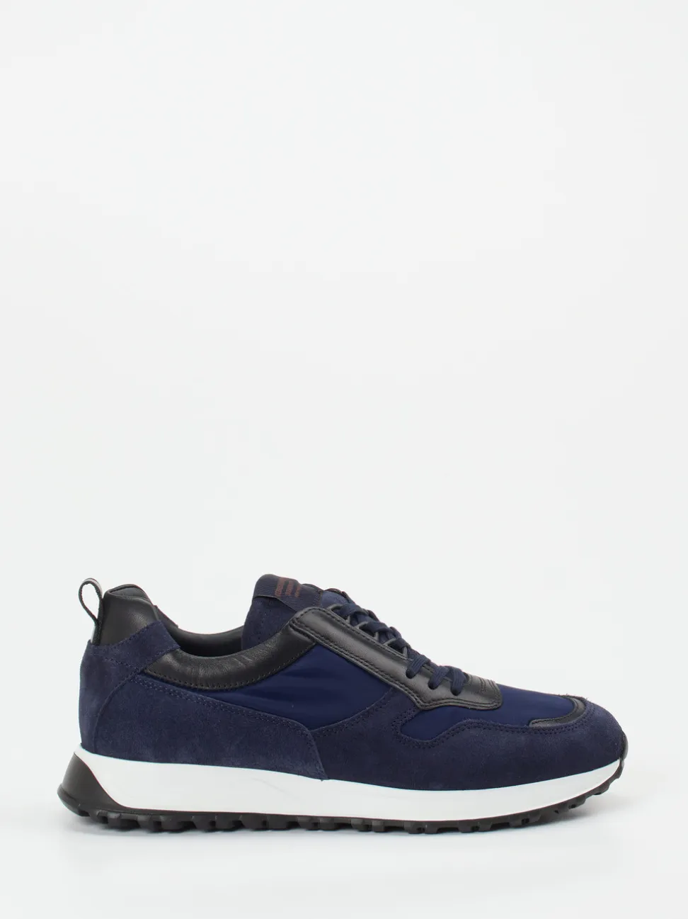 Konstantin Starke – Sneaker aus Veloursleder Dunkelblau
