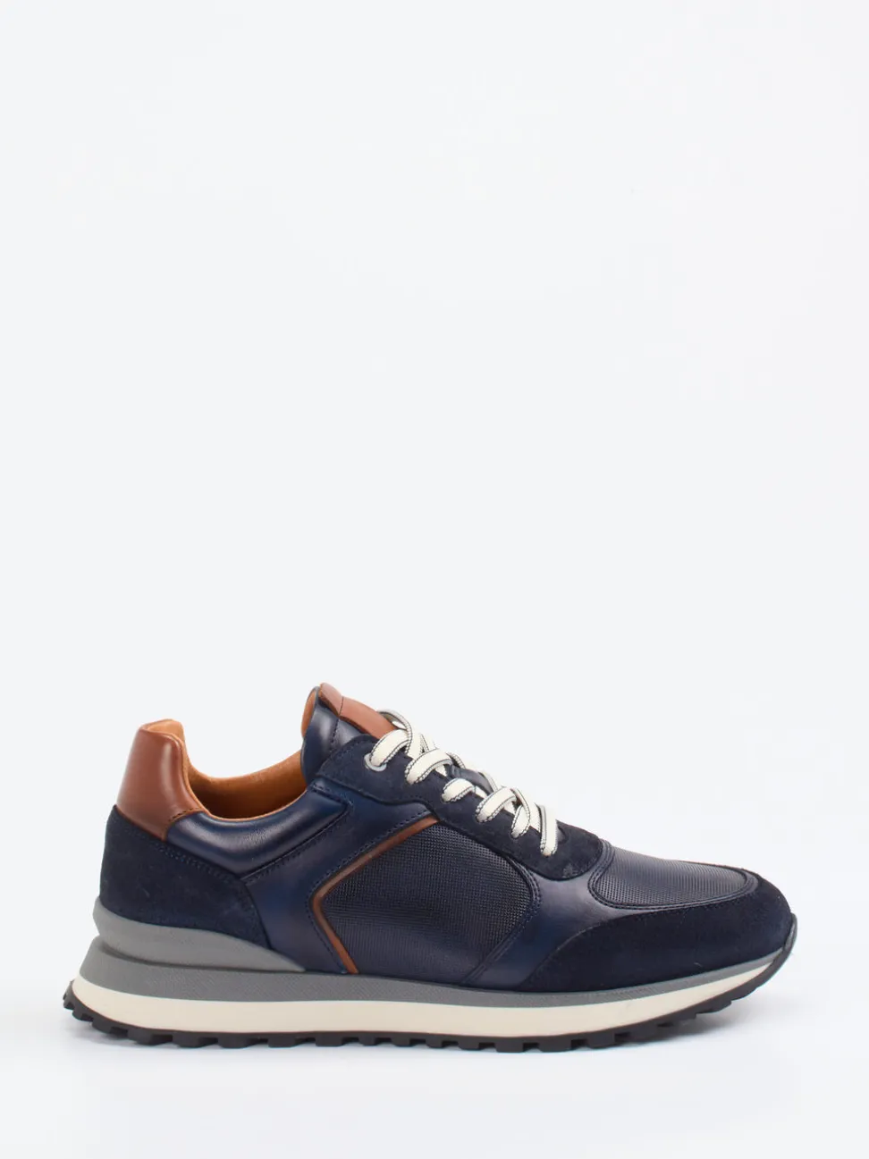 Konstantin Starke – Sneaker aus Veloursleder Dunkelblau