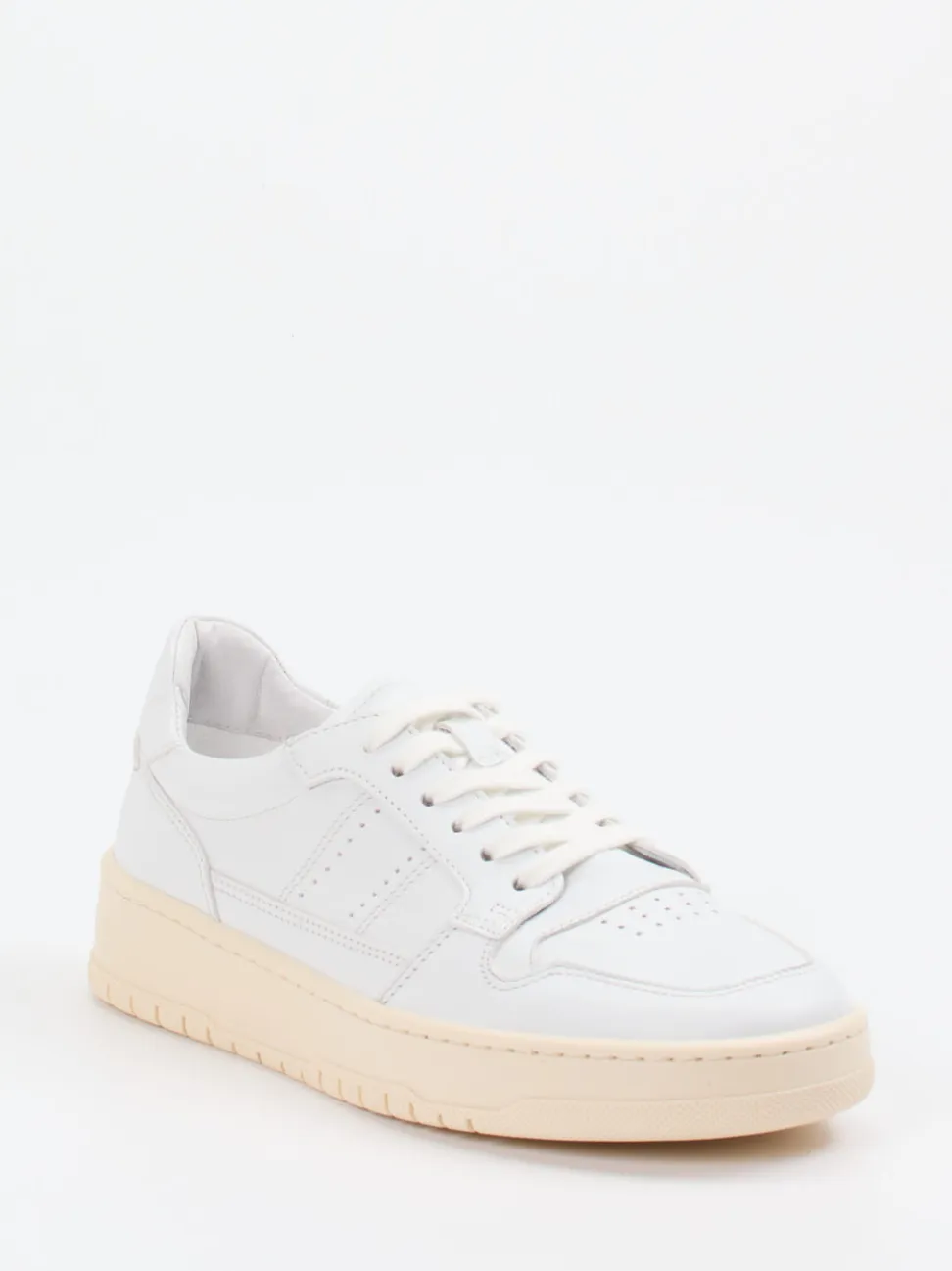 Konstantin Starke – Sneaker aus Kalbleder Weiß