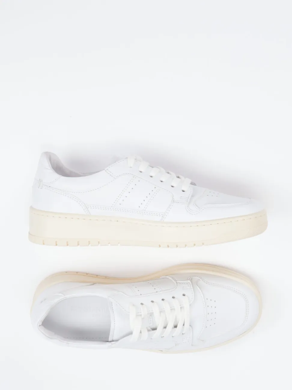 Konstantin Starke – Sneaker aus Kalbleder Weiß