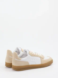 Konstantin Starke – Sneaker aus Leder in Weiß-Beige