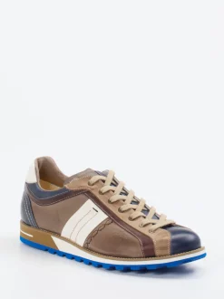 Konstantin Starke – Sneaker aus Kalbleder taupebraun