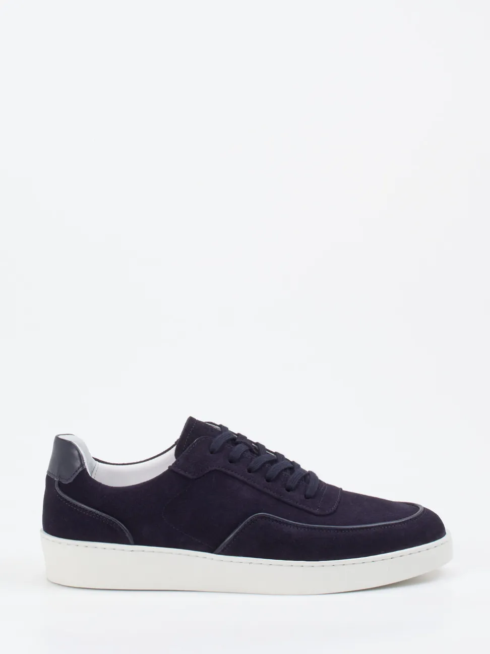 Konstantin Starke – Sneaker aus Veloursleder Blau