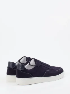 Konstantin Starke – Sneaker aus Veloursleder Blau
