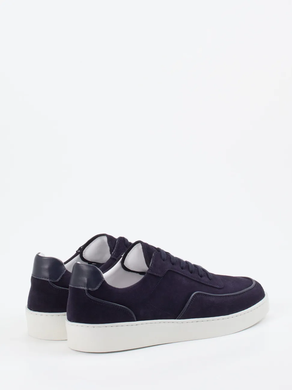 Konstantin Starke – Sneaker aus Veloursleder Blau