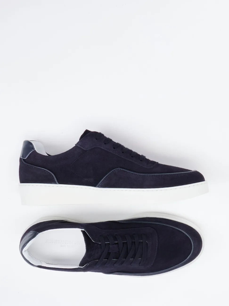 Konstantin Starke – Sneaker aus Veloursleder Blau