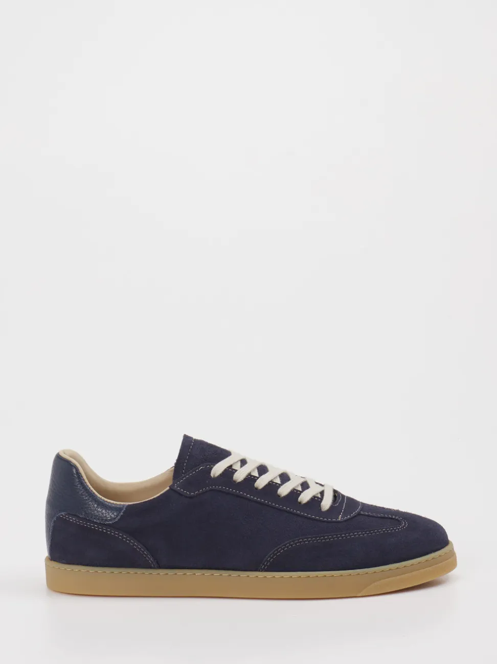 Konstantin Starke – Sneaker aus Veloursleder Dunkelblau