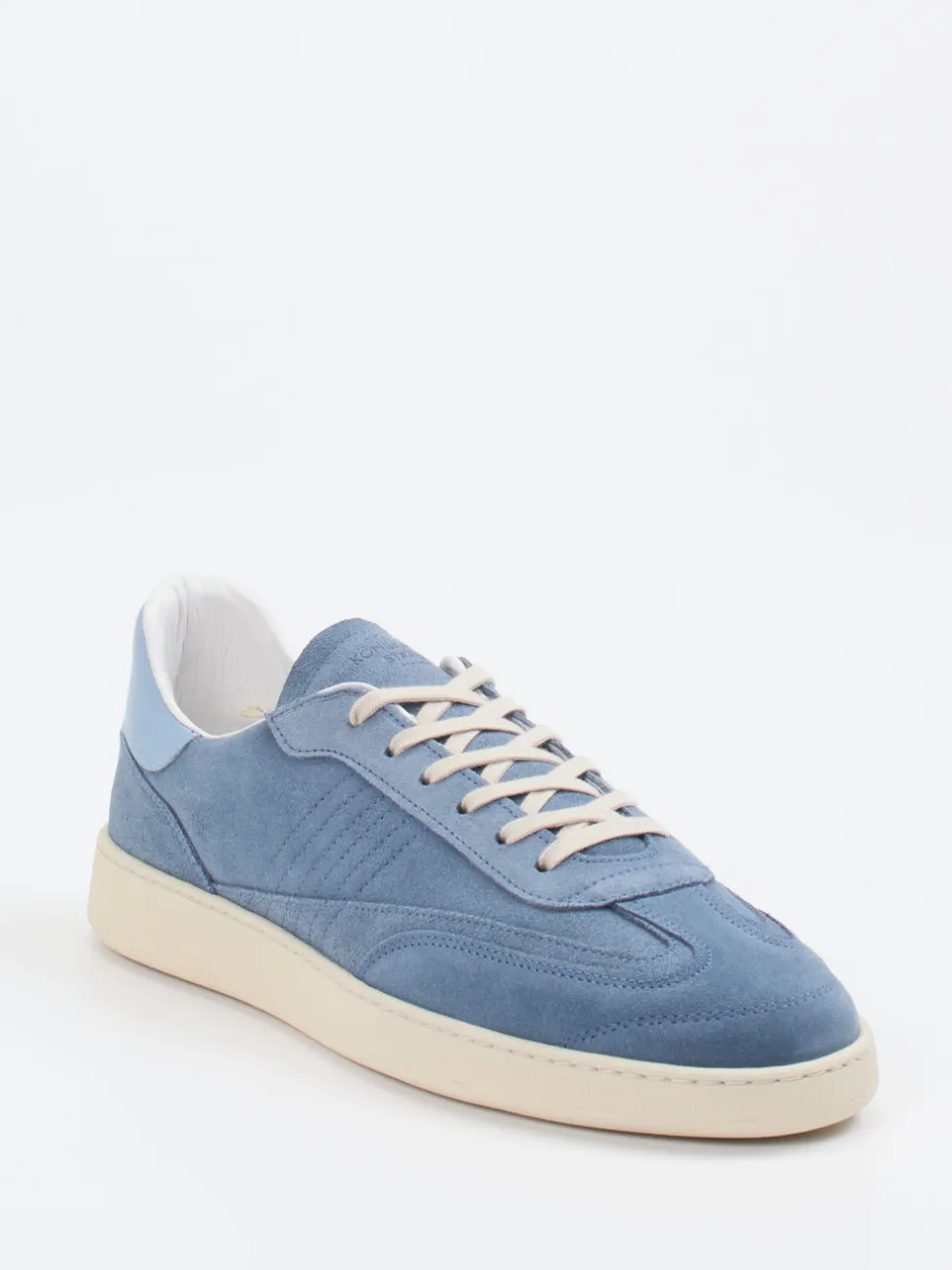 Konstantin Starke – Sneaker aus Veloursleder jeansblau
