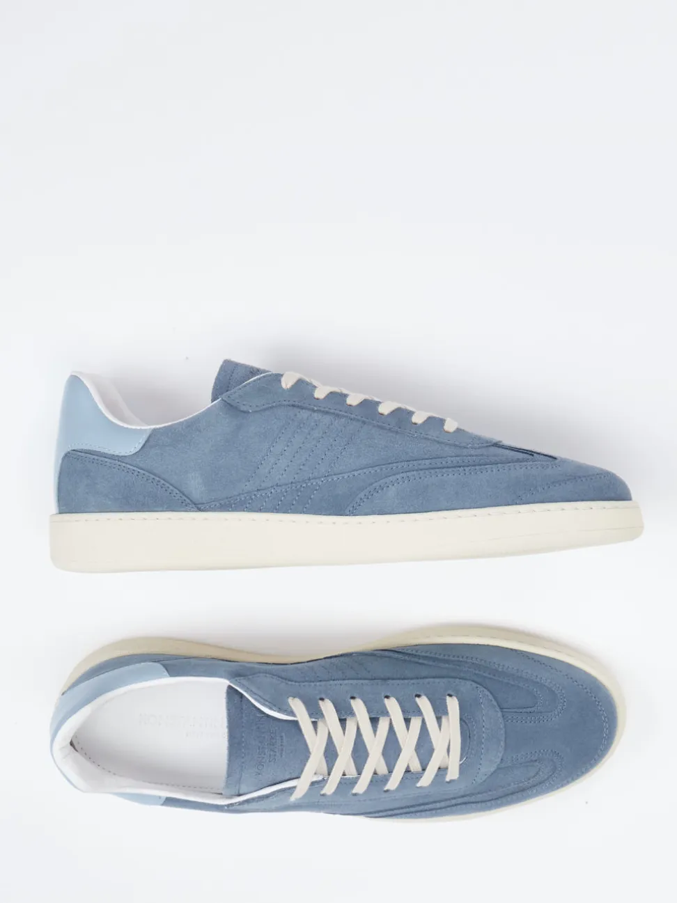 Konstantin Starke – Sneaker aus Veloursleder jeansblau