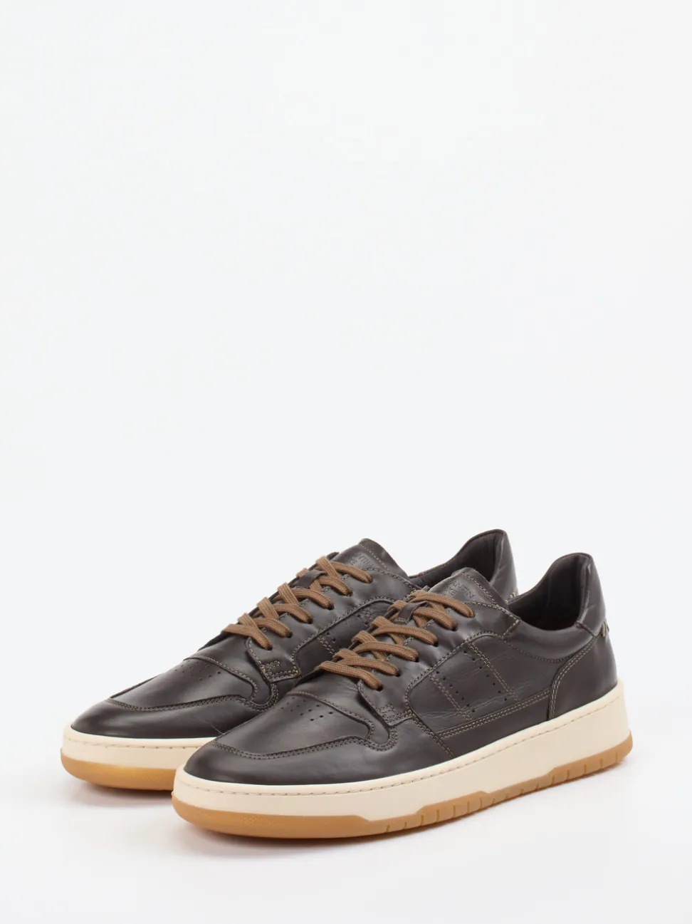 Konstantin Starke – Sneaker aus Kalbleder Dunkelbraun