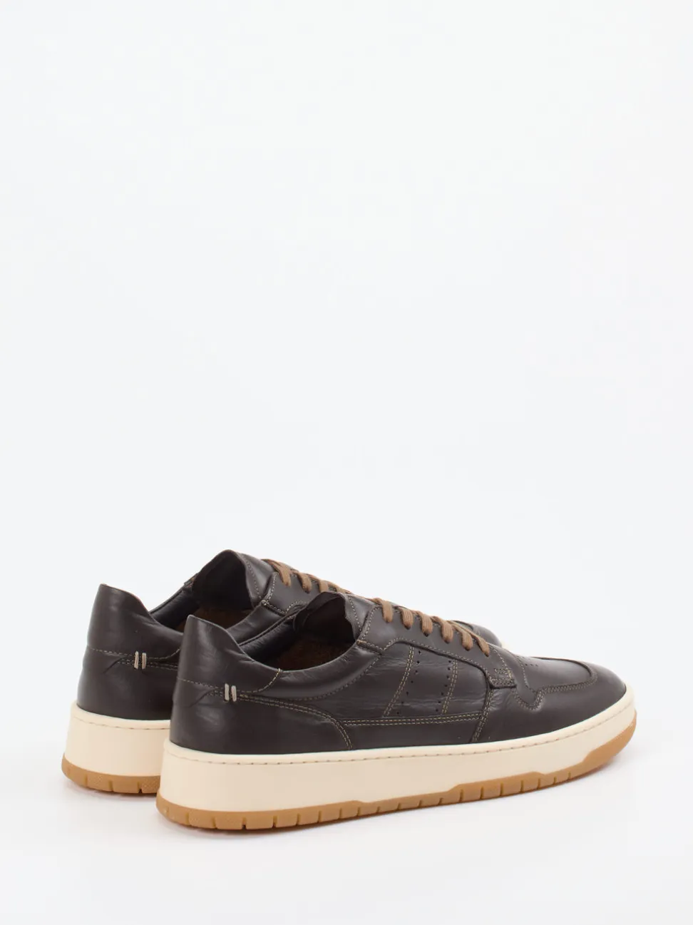 Konstantin Starke – Sneaker aus Kalbleder Dunkelbraun